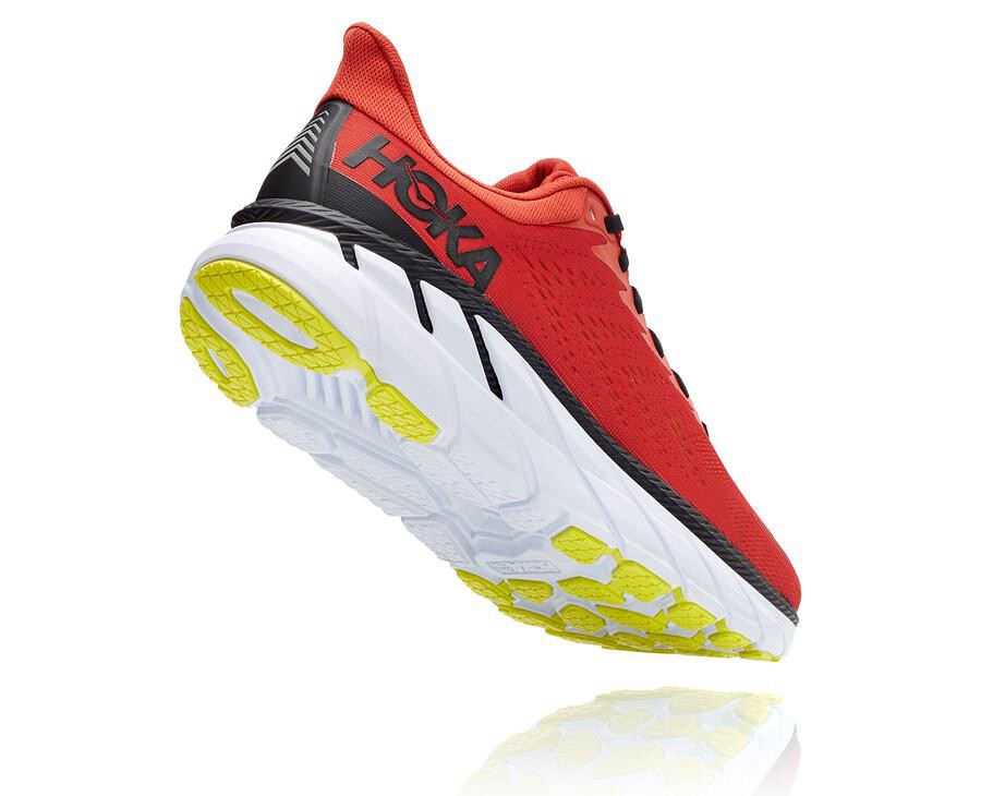 Hoka One One Clifton 7 Löparskor Herr - Röda - LDTBO-9138